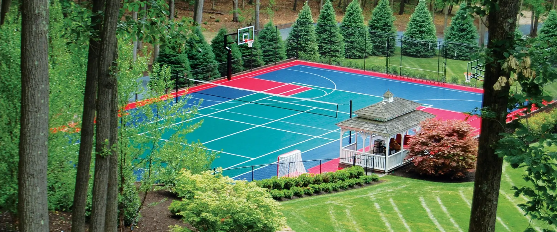 Multi-sport game court